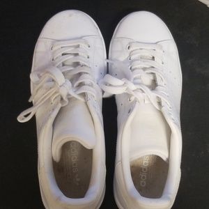 Adidas white shoes size US 6